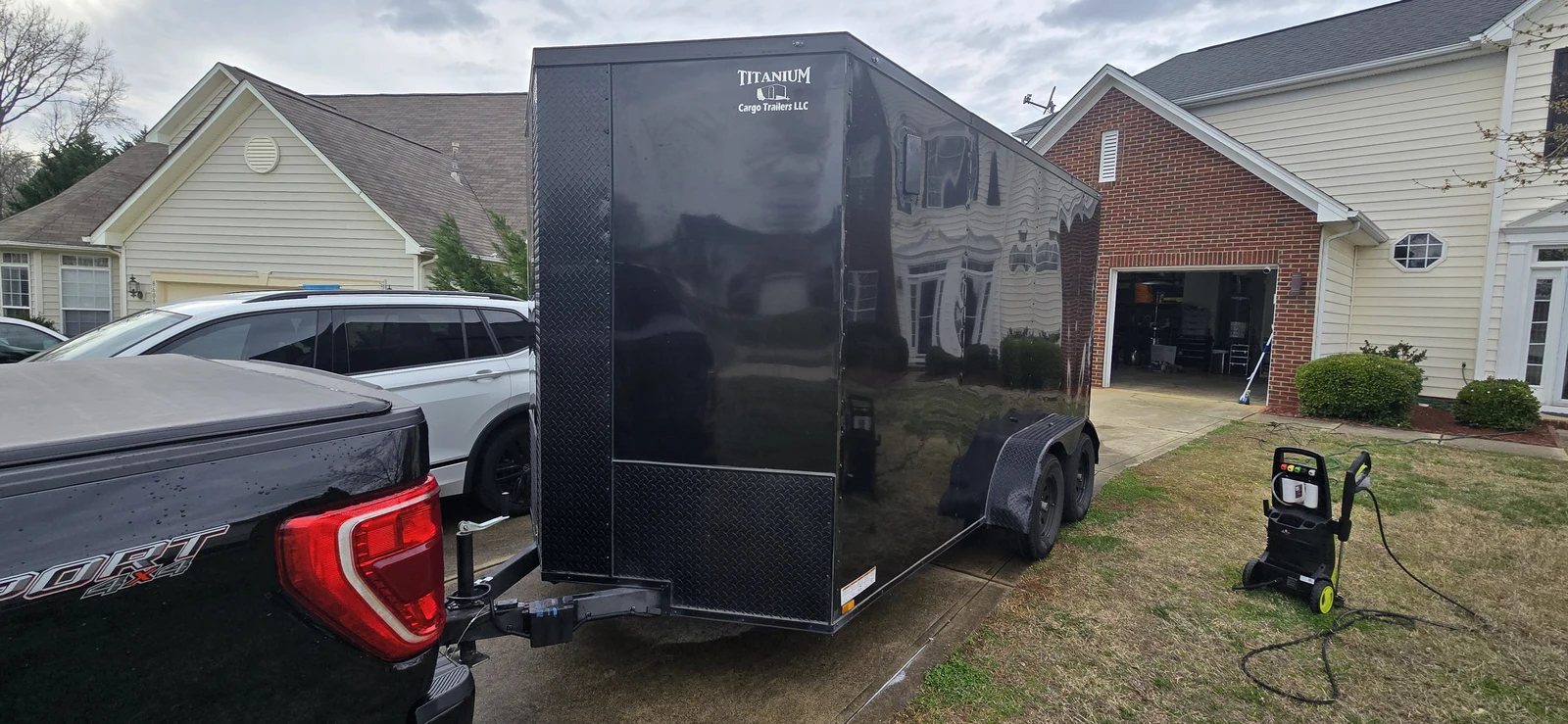 Commercial Enclosed Workshop Trailer & Ford F-150 Rig